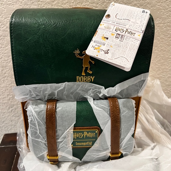 LIMITED EDITION Loungefly Harry Potter Dobby Flap Mini Backpack, Dobby Free Elf - Picture 1 of 9